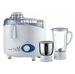 Bajaj Fresh Sip 450-Watt Juicer Mixer Grinder (White)